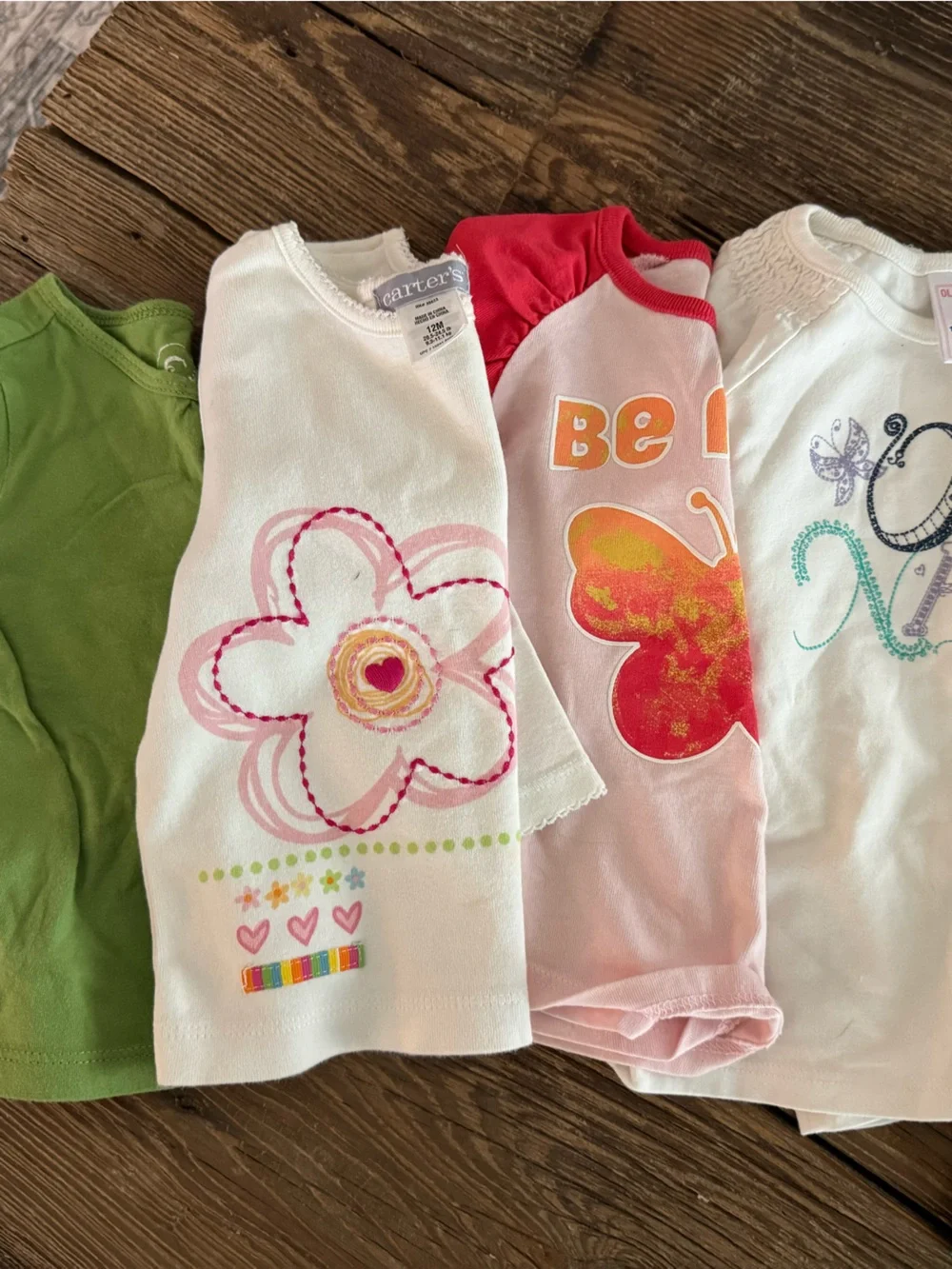 Girls Pink 'Be Nice' Butterfly Graphic Tank Top